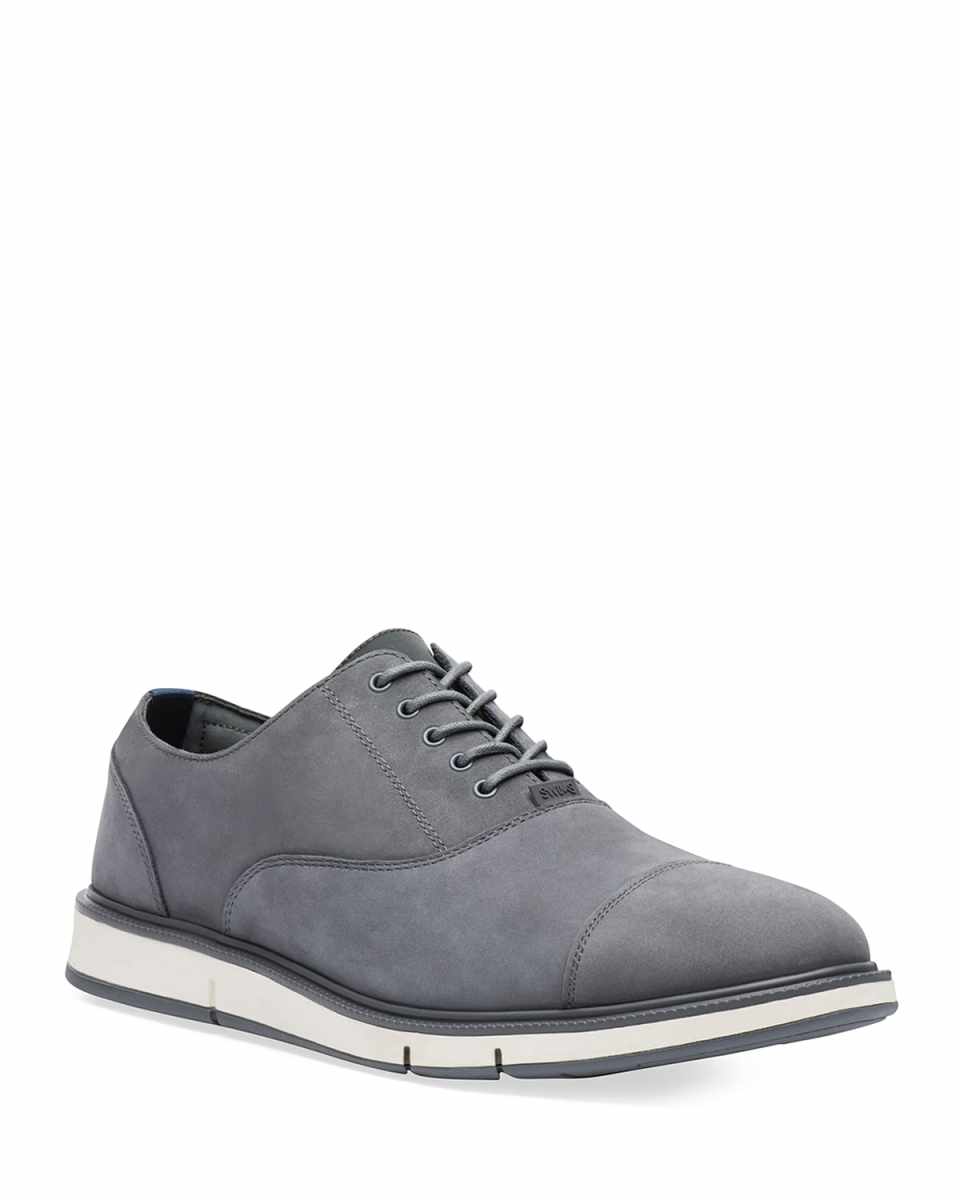 Men's Motion Leather Cap-Toe Oxford Shoes